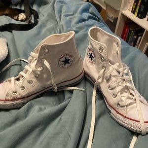 High top converse worn only once!
